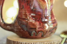 Load image into Gallery viewer, 14-D Cinnamon Grotto Variation Barely Flared Textured Divot Mug, 18 oz.