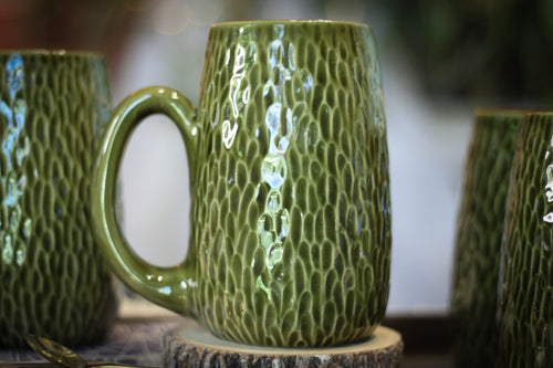 18-E Evergreen Textured Mug, 23 oz. (This listing is for one mug)