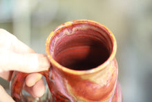 Load image into Gallery viewer, 14-D Cinnamon Grotto Variation Barely Flared Textured Divot Mug, 18 oz.
