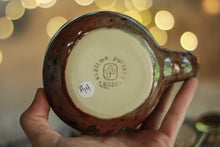 Load image into Gallery viewer, 14-D Cinnamon Grotto Variation Barely Flared Textured Divot Mug, 18 oz.