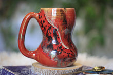Load image into Gallery viewer, 17-E Red EXPERIMENT Textured Gourd Mug, 17 oz.