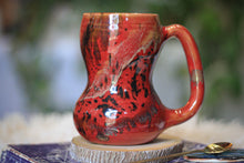 Load image into Gallery viewer, 17-E Red EXPERIMENT Textured Gourd Mug, 17 oz.