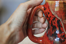 Load image into Gallery viewer, 17-E Red EXPERIMENT Textured Gourd Mug, 17 oz.