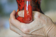 Load image into Gallery viewer, 17-E Red EXPERIMENT Textured Gourd Mug, 17 oz.