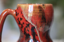 Load image into Gallery viewer, 17-E Red EXPERIMENT Textured Gourd Mug, 17 oz.