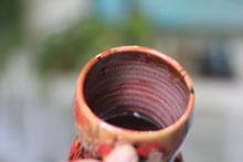 Load image into Gallery viewer, 17-E Red EXPERIMENT Textured Gourd Mug, 17 oz.