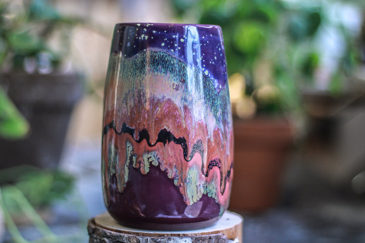 07-B Violet Twilight Mug - MINOR MISFIT, 25 oz. - 10% off – Sublime Pottery