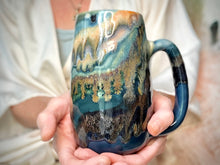 Load image into Gallery viewer, 11-C  Blue 'FLOW' PROTOTYPE Mug - MISFIT, 20 oz. - 15% off