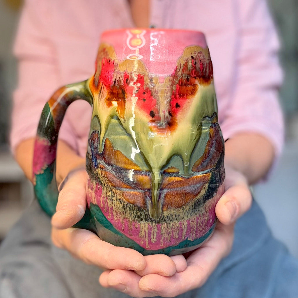 01-A New Earth Swirly Mug, 30 oz.