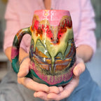 01-A New Earth Swirly Mug, 30 oz.