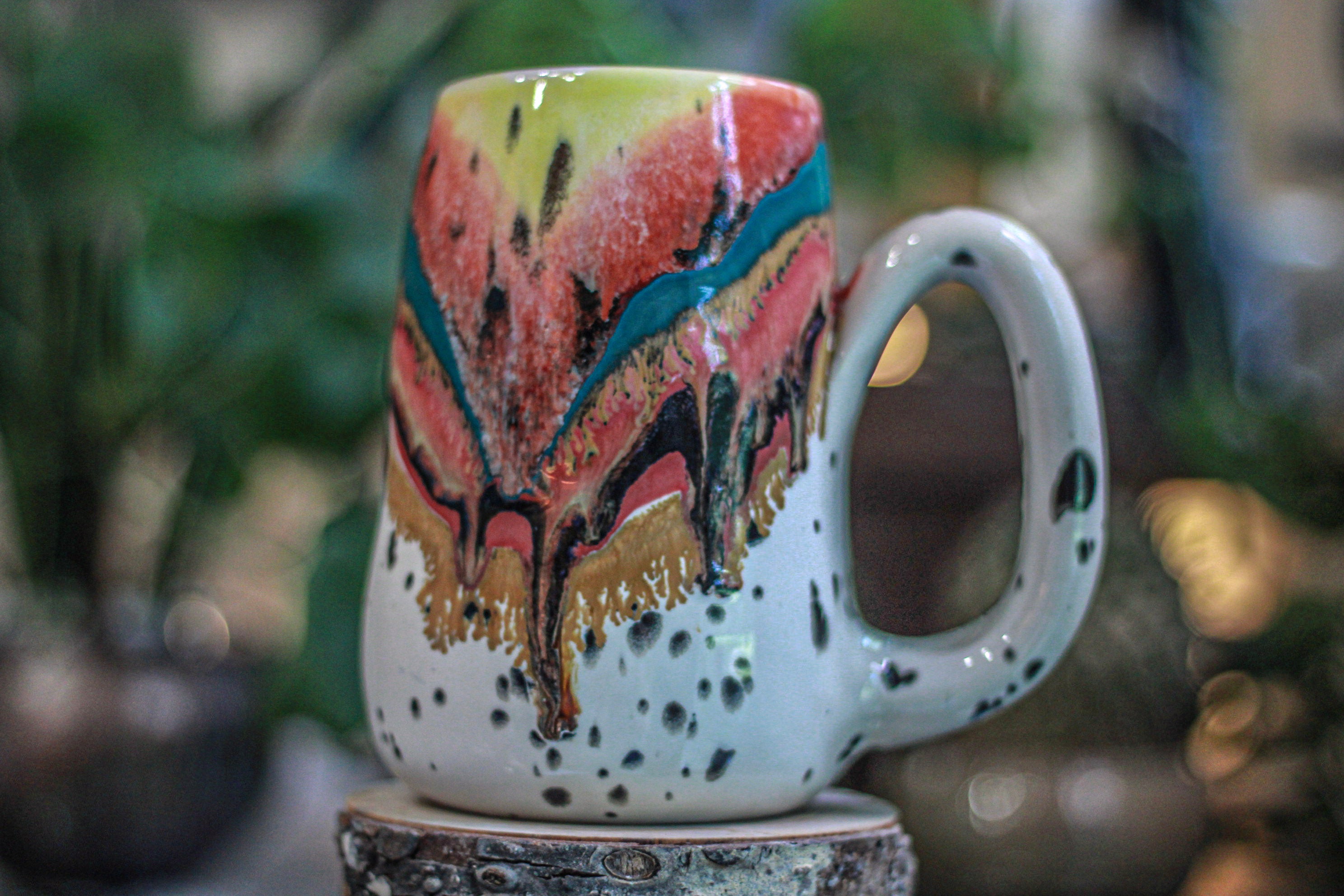 01-B Desert Rainbow Gourd Mug - MINOR MISFIT, 25 oz. - 10% off