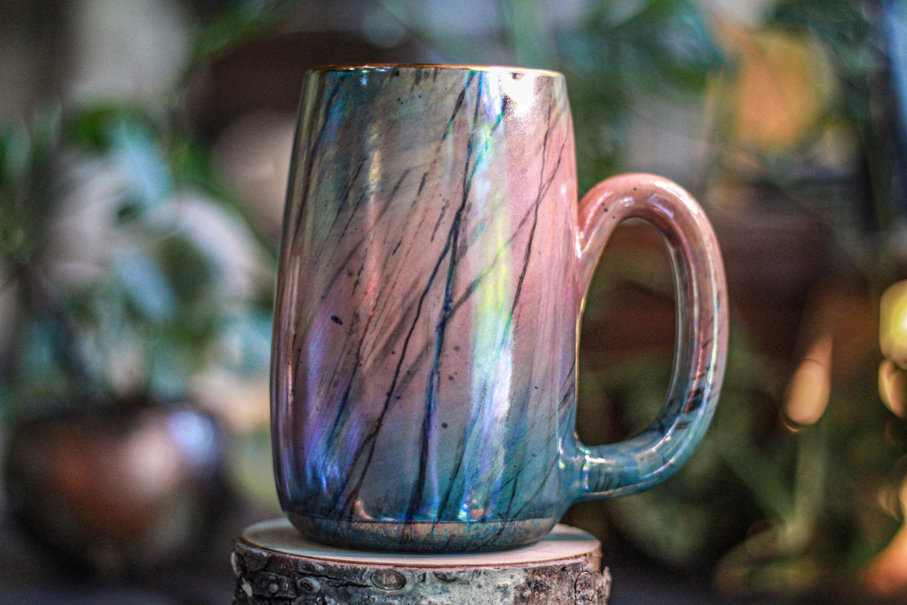01-A Labradorite PROTOTYPE Mug - MINOR MISFIT, 25 oz. - 15% off