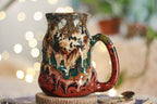 01-B Desert Oasis Barely Flared Textured Divot Mug - TOP SHELF, 25 oz.