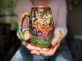 01-B Molten Cheetah Swirly Mug - TOP SHELF, 20 oz.