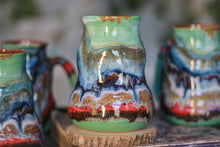 Load image into Gallery viewer, 01-C &#39;FLOW&#39; Barely Flared Textured Divot Mug - TOP SHELF, 22 oz. (This listing is for one mug)