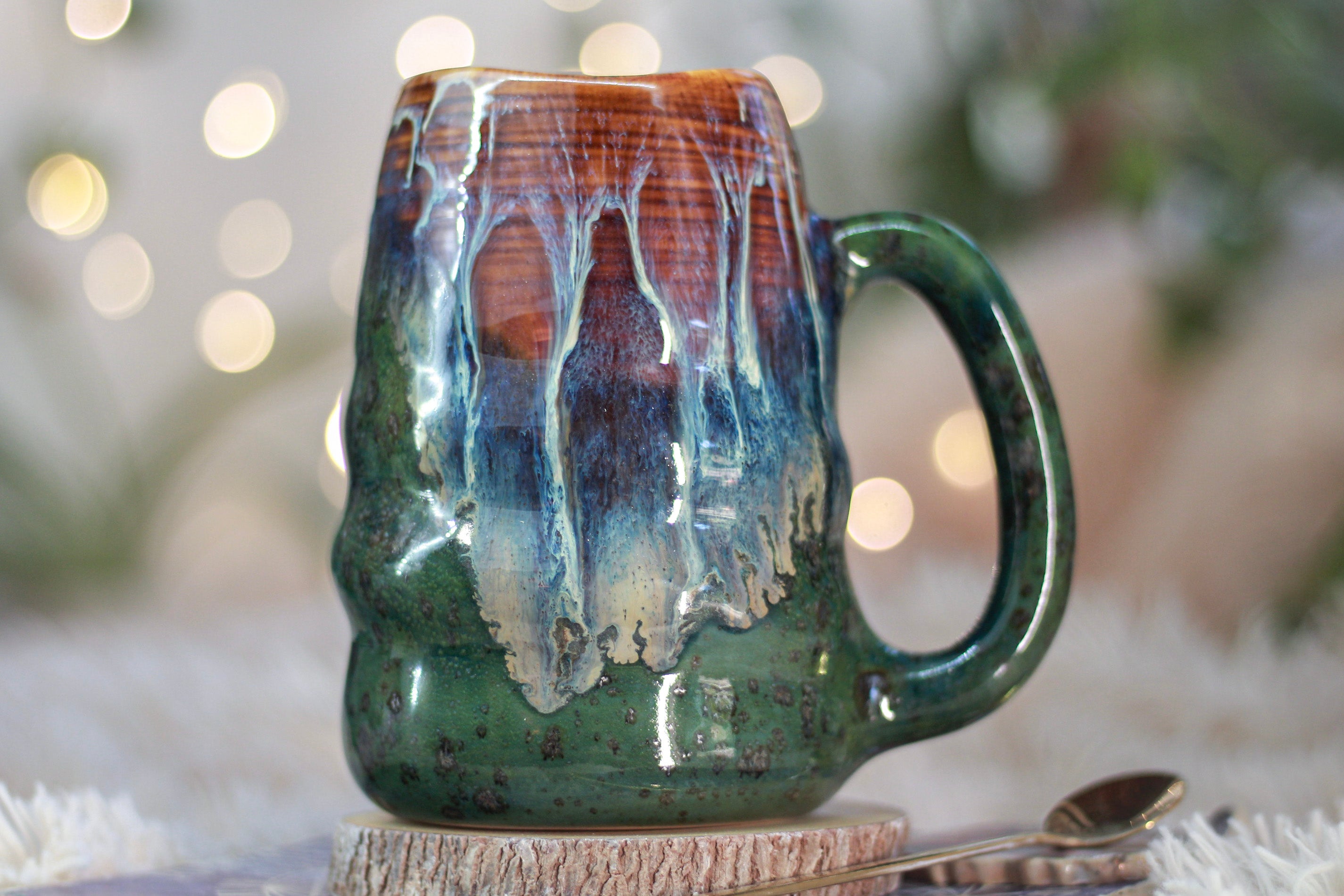 01-C New Wave Textured Mug - TOP SHELF, 27 oz