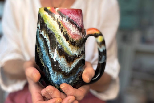 01-C Rainbow Family Mug - TOP SHELF, 23 oz.