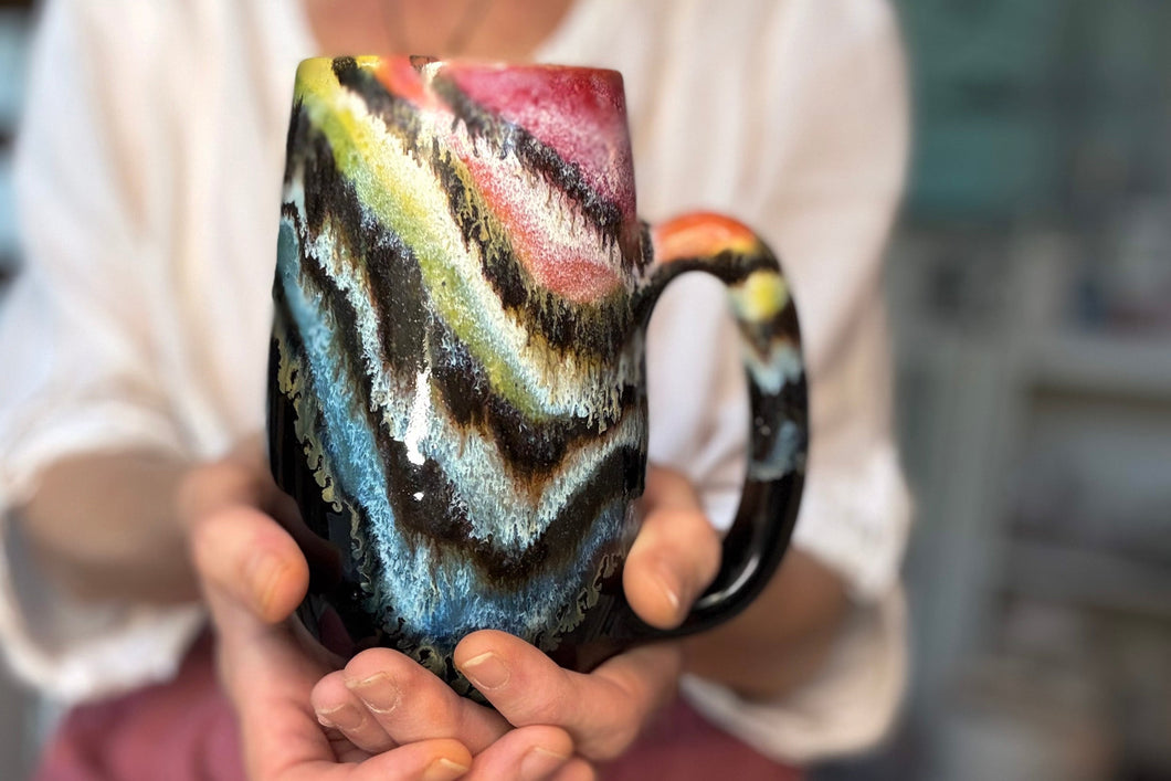 01-C Rainbow Family Mug - TOP SHELF, 23 oz.