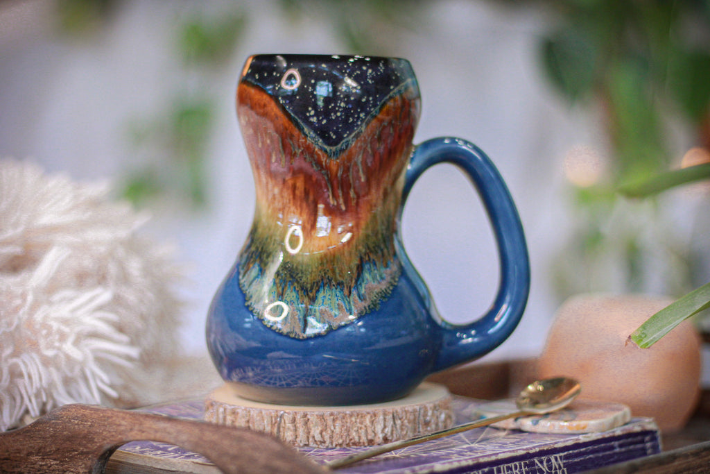 02-B Starry Night Gourd Mug - TOP SHELF, 20 oz.