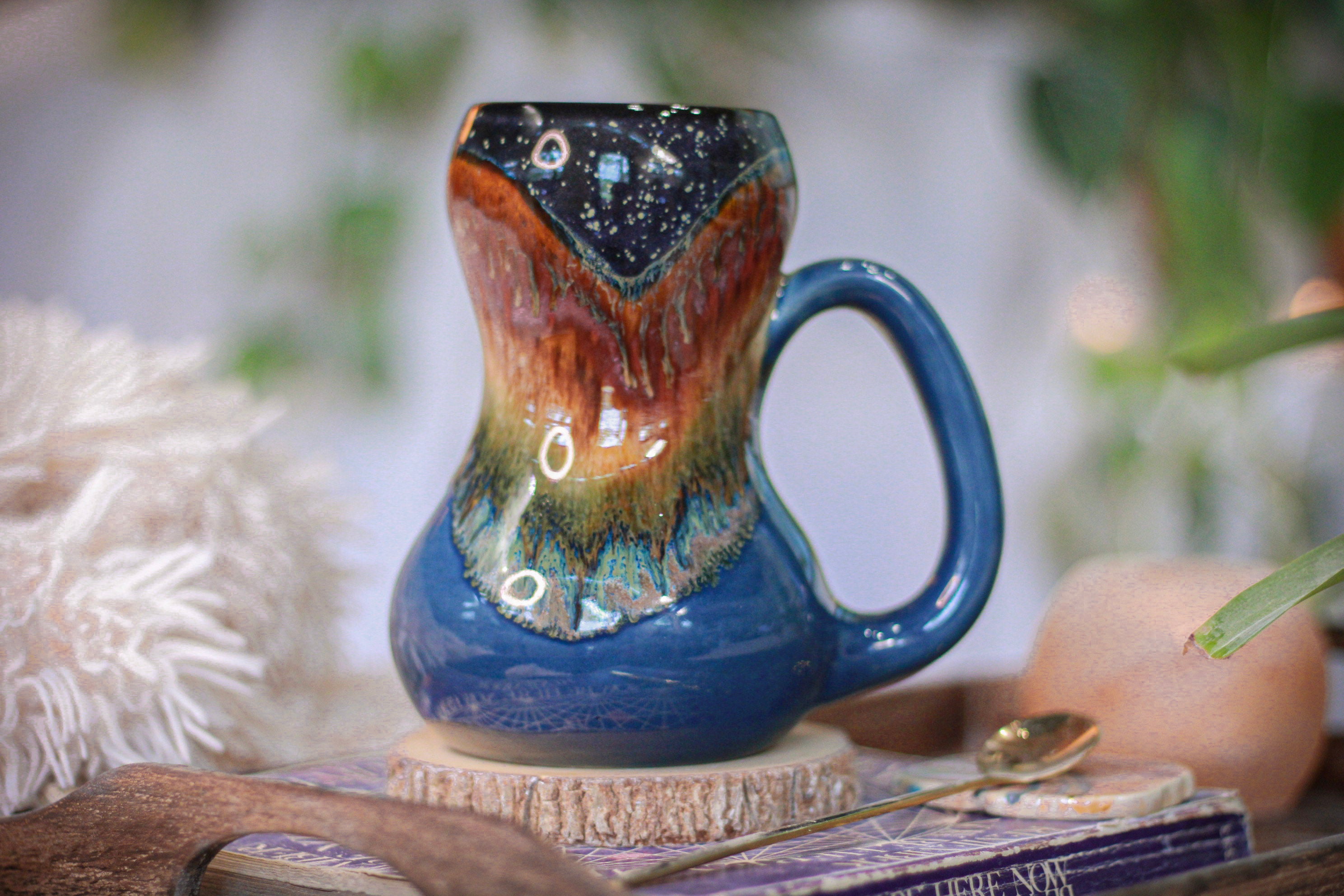 02-B Starry Night Gourd Mug - TOP SHELF, 20 oz.