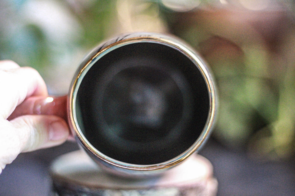 01-A Labradorite PROTOTYPE Mug - MINOR MISFIT, 25 oz. - 15% off