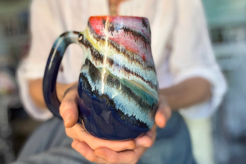 02-C Rainbow Family Mug - TOP SHELF, 22 oz.
