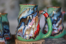 Load image into Gallery viewer, 01-C &#39;FLOW&#39; Barely Flared Textured Divot Mug - TOP SHELF, 22 oz. (This listing is for one mug)