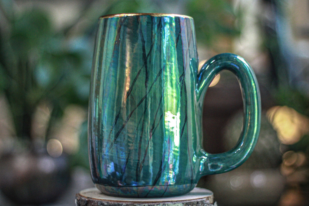 09-B Labradorite PROTOTYPE Mug - MINOR MISFIT, 26 oz. - 10% off