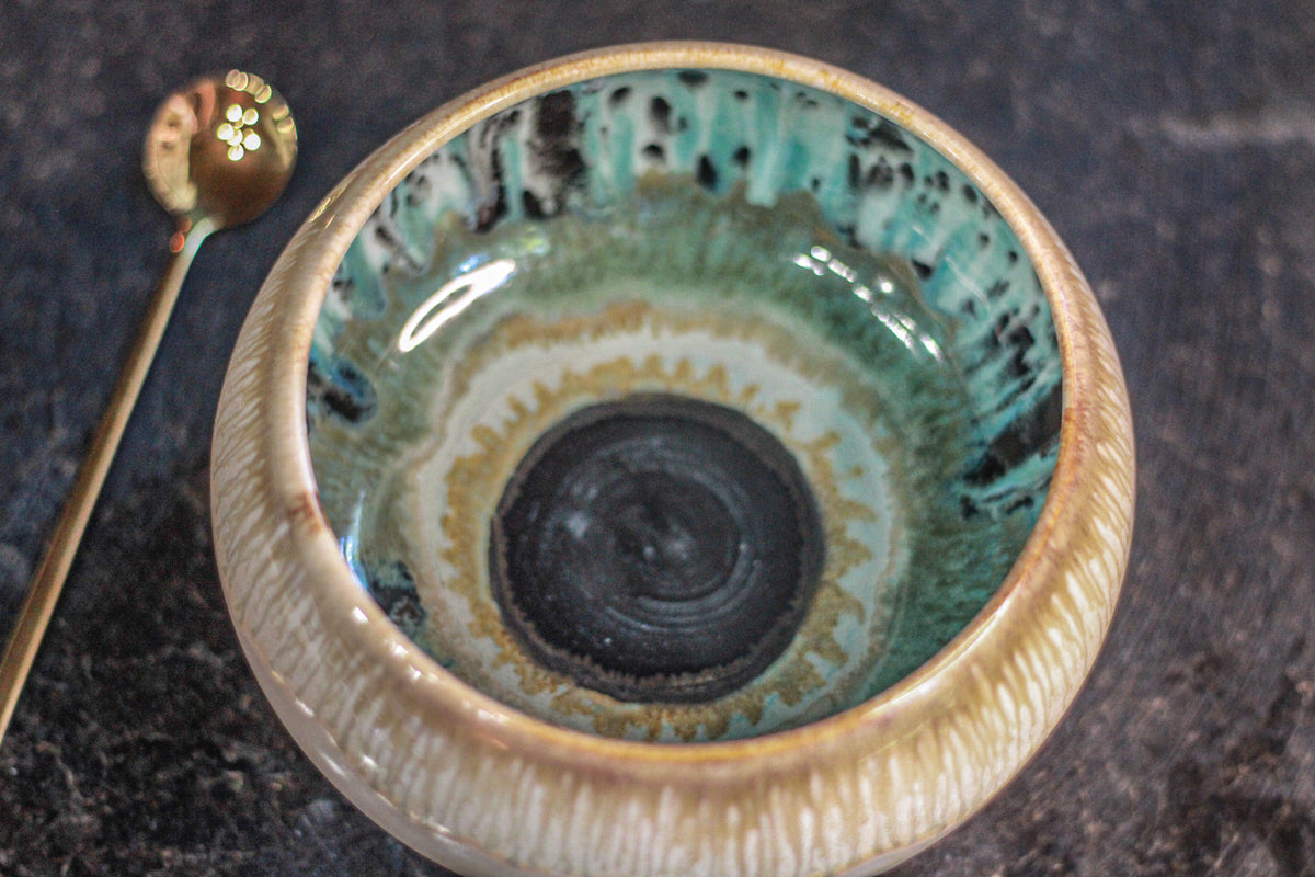 08-B Champlain Falls "EyeBowl" - MINOR MISFIT, 29 oz. - 10% off