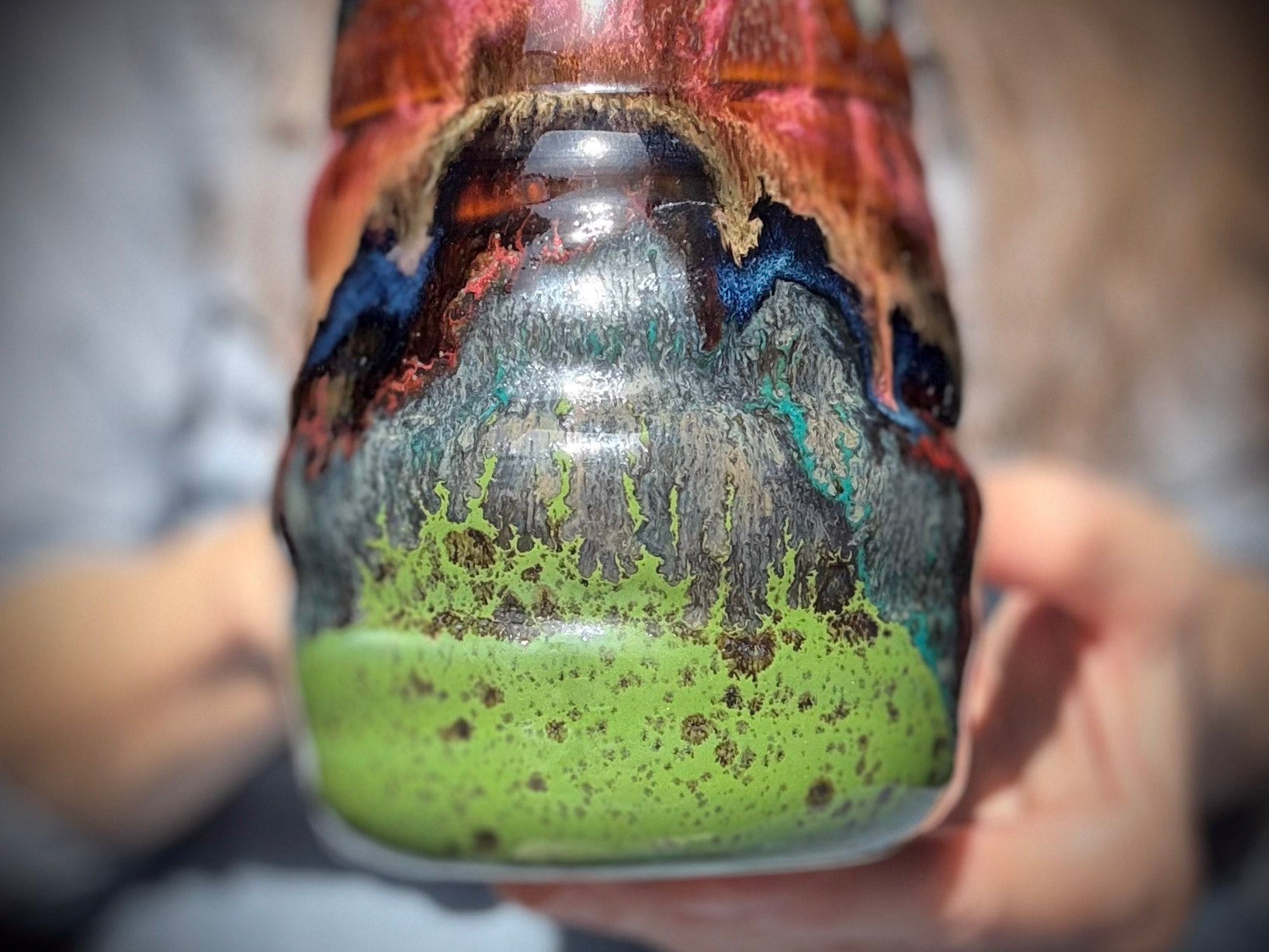 08-B Starry Night Swirly Mug - TOP SHELF MISFIT, 25 oz.