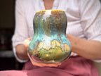09-D Mossy Wave Gourd Mug, 24 oz.