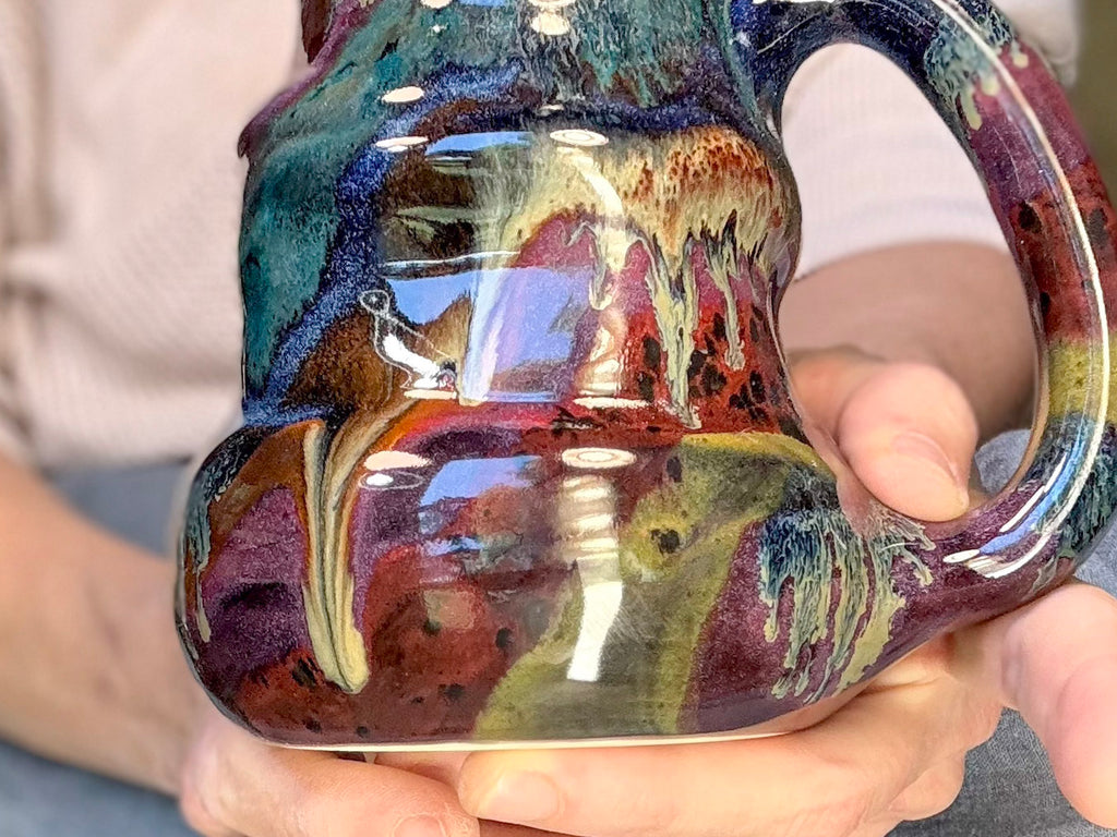 09-C Cosmic Rainbow Grotto Cuddle Mug, 22 oz.