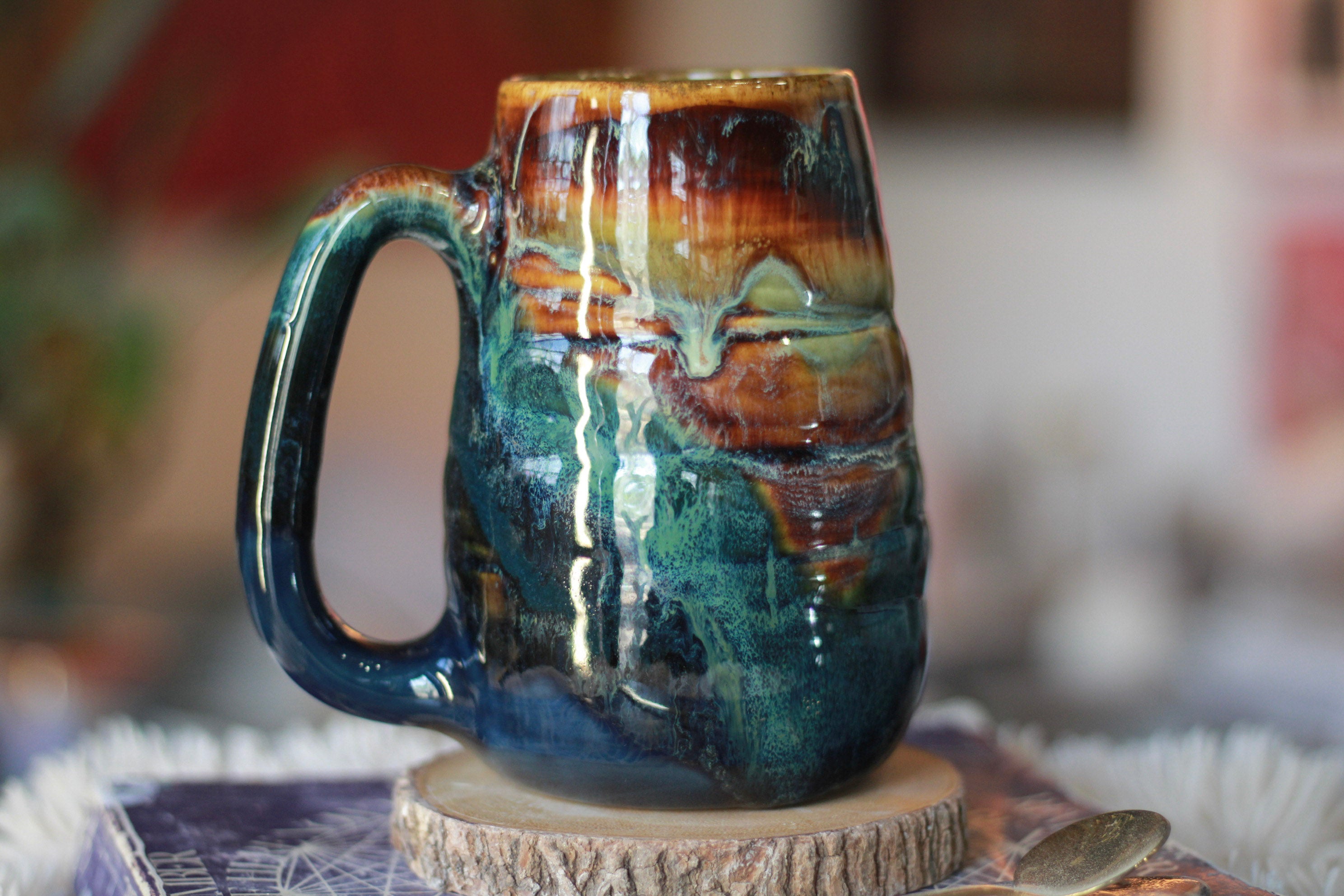 09-F Surprise New Earth Textured Mug, 22 oz.