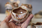 09-G Soft Earth Series PROTOTYPE Heart Bowls, 2-3 oz.