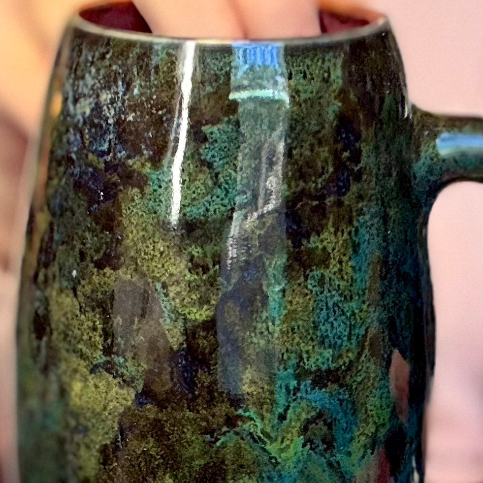 08-B Mossy Agate Mug, 25 oz.
