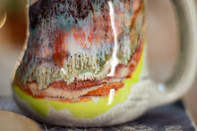 Load image into Gallery viewer, 07-F &#39;FLOW&#39; Barely Flared Textured Divot Mug, 15 oz. (This listing is for one mug)