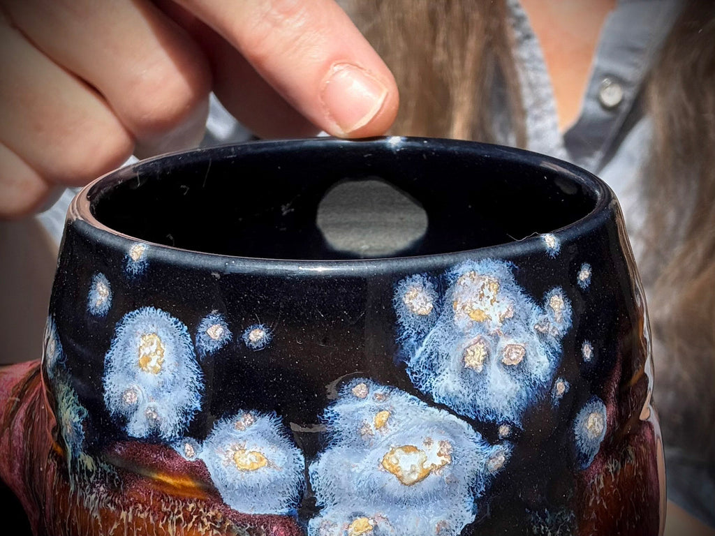 08-B Starry Night Swirly Mug - TOP SHELF MISFIT, 25 oz.