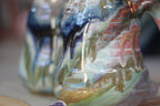 01-D Pastel 'FLOW' Barely Flared Textured Divot Mug, 22 oz. (This listing is for one mug)