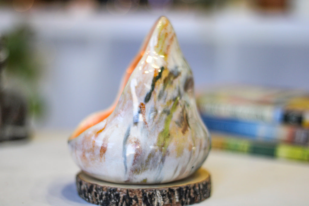 08-C Soft Earth Series PROTOTYPE Goddess Candleholder