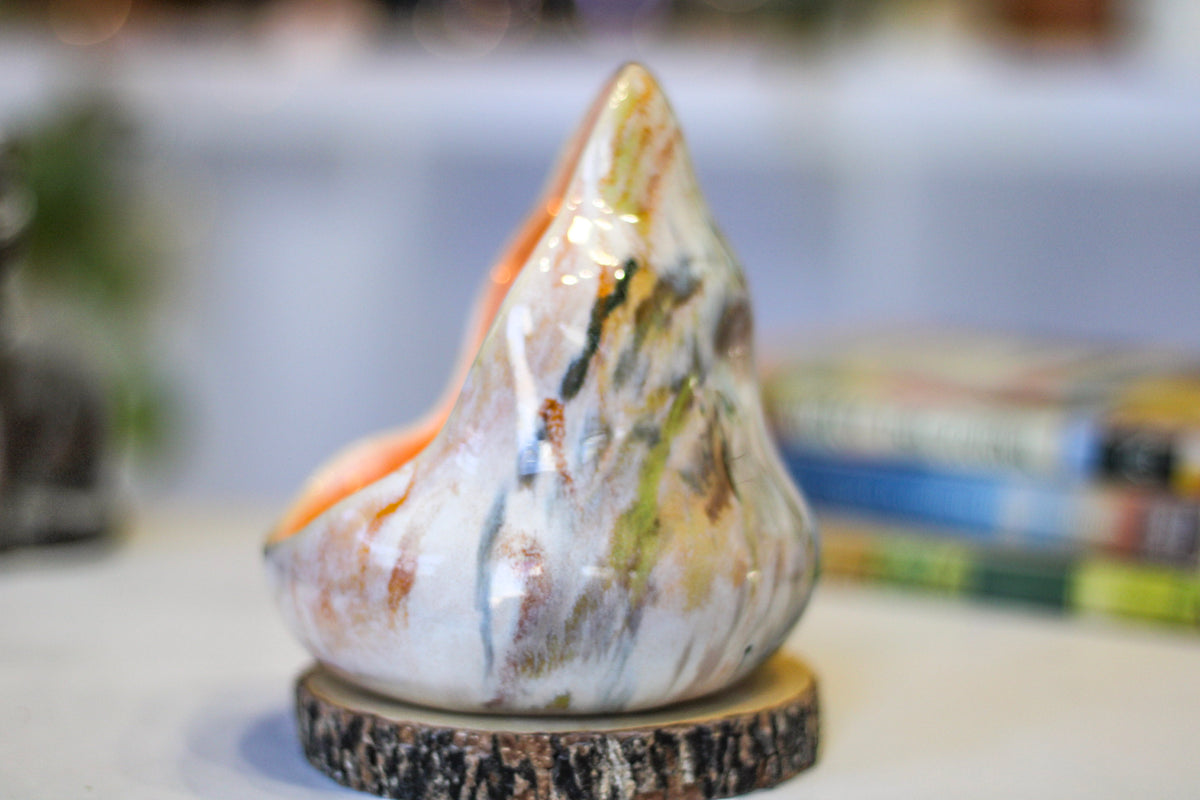 08-C Soft Earth Series PROTOTYPE Goddess Candleholder