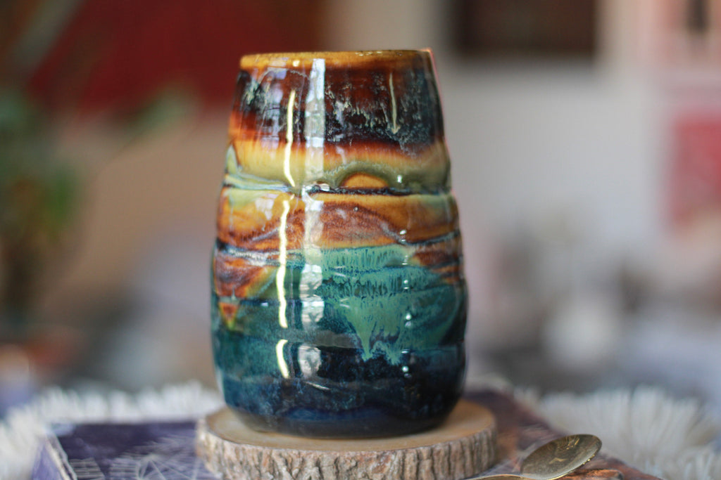 09-F Surprise New Earth Textured Mug, 22 oz.