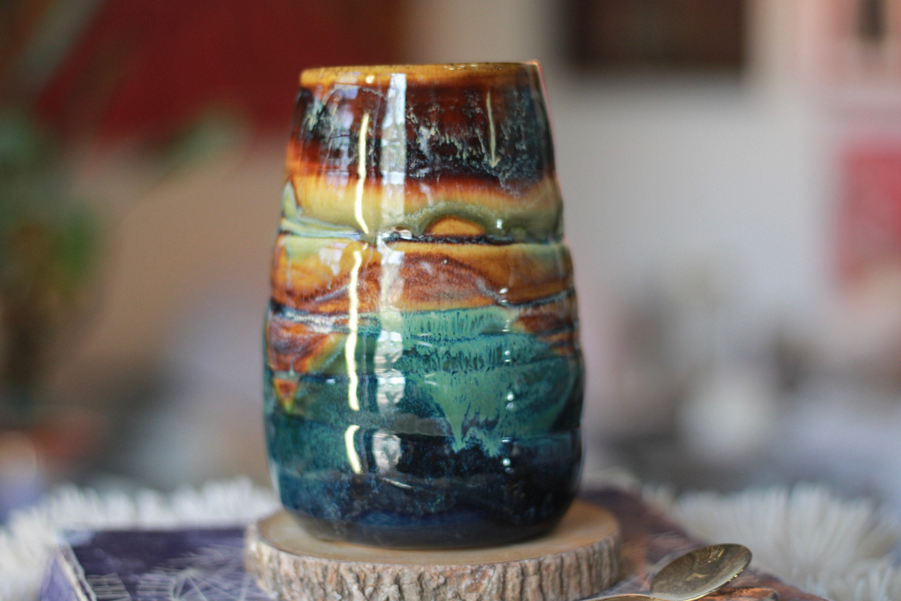 09-F Surprise New Earth Textured Mug, 22 oz.