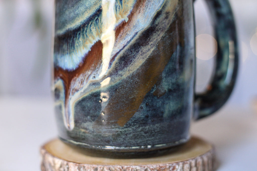 08-F Soft Earth EXPERIMENT Acorn Mug, 17 oz.
