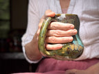 09-D Mossy Wave Gourd Mug, 24 oz.
