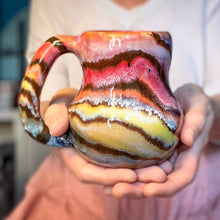 Load image into Gallery viewer, 10-C Rainbow Family Mid Mod Mug, 16 oz.