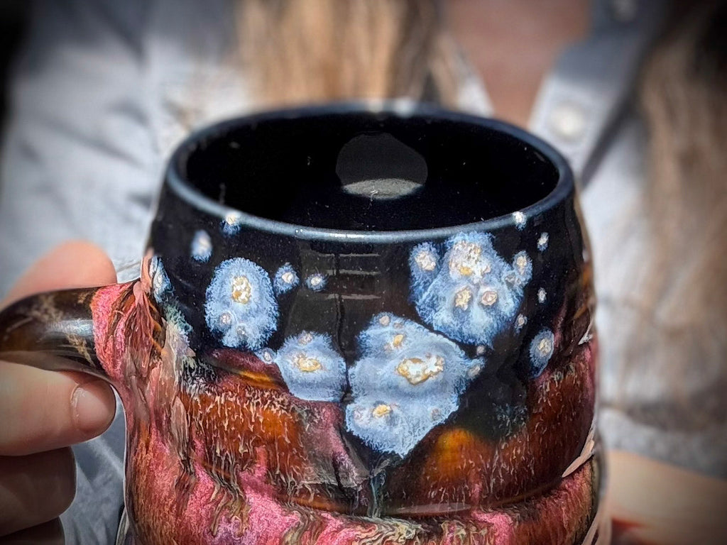 08-B Starry Night Swirly Mug - TOP SHELF MISFIT, 25 oz.
