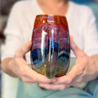 08-C Earthy Rainbow Slender Mug, 24 oz.