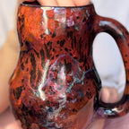 08-B Dragon's Blood Agate Gourd Mug, TOP SHELF - 24 oz.