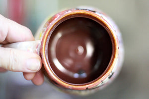 07-F 'FLOW' Barely Flared Textured Divot Mug, 15 oz. (This listing is for one mug)