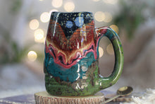 Load image into Gallery viewer, 08-B Starry Night Variation Textured Mug, 19 oz